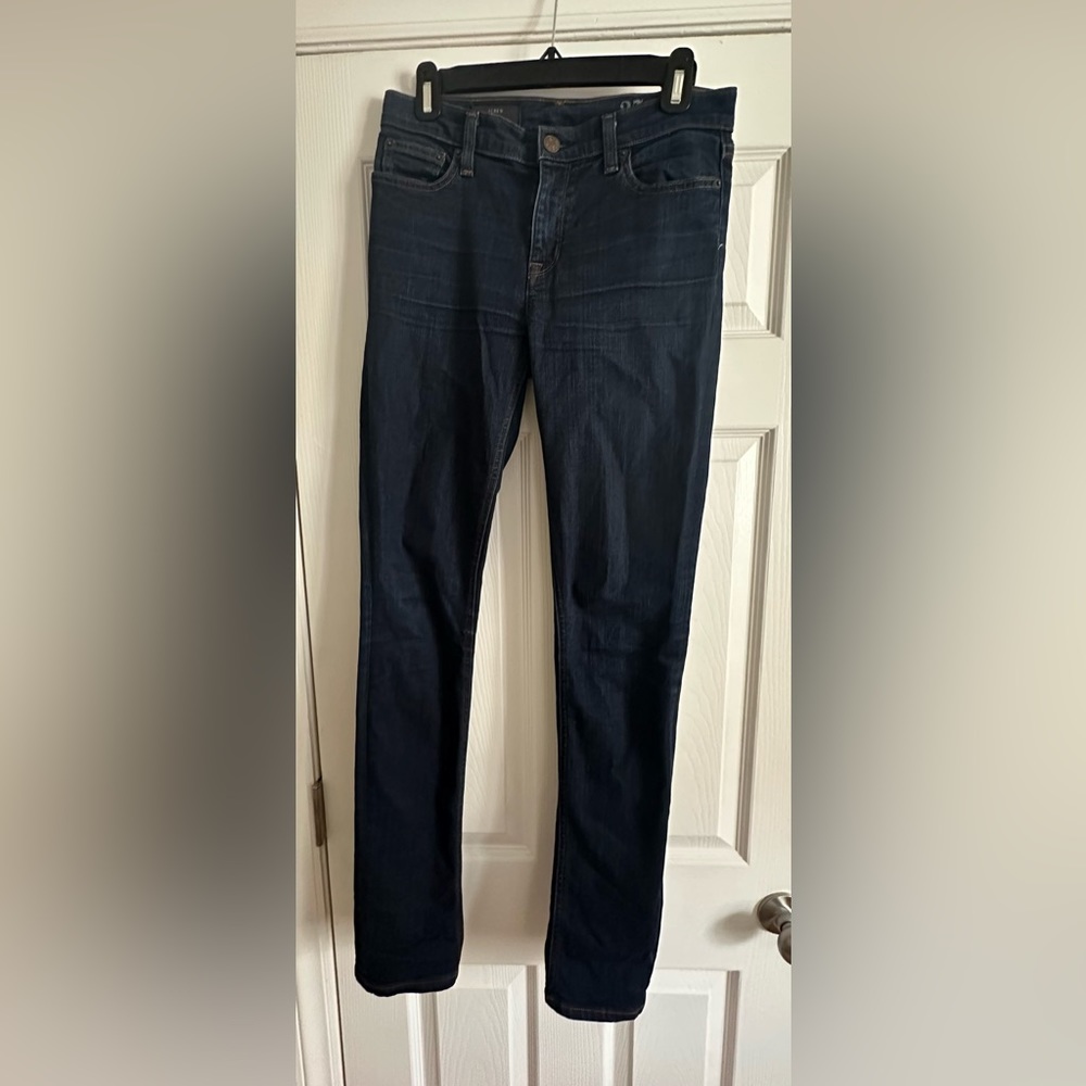 JCrew Reid slim straight leg jeans. Size 27